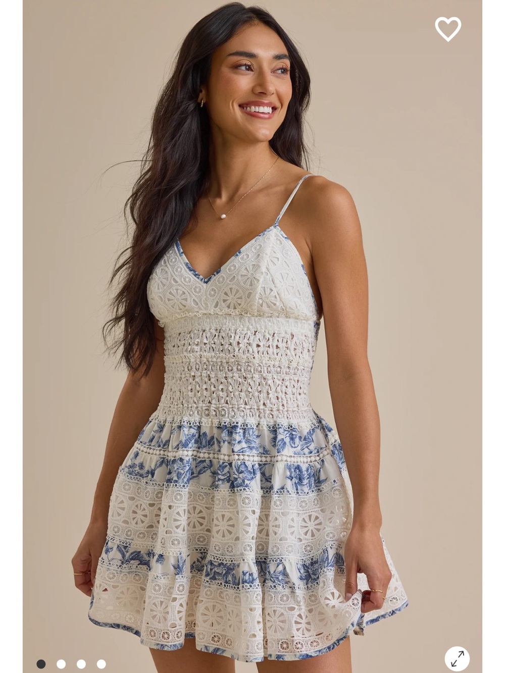 Sora Floral Eyelet Dress new with tags Altar’d State